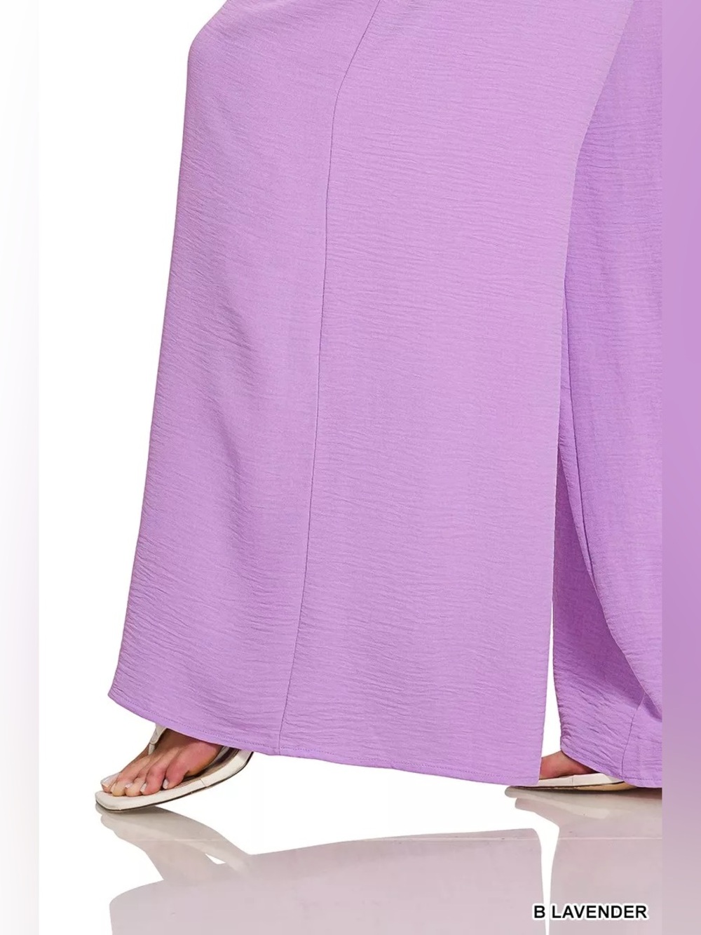 Zenana Woven Airflow Twisted Top & Wide Leg Pants Set - Picture 5 of 16